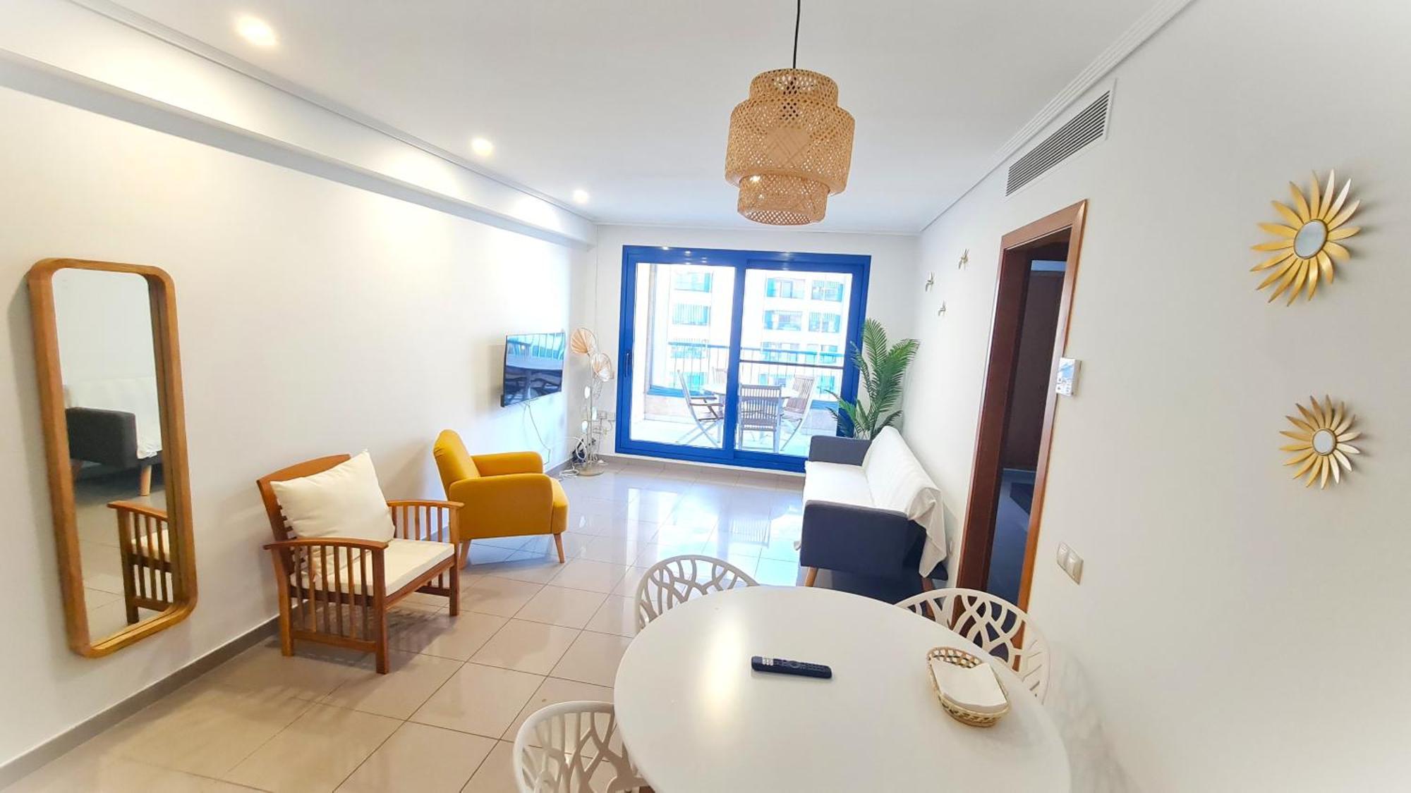 Beach Valencia Luxury D15-9 Apartment With Terrace And Sea Views With Two Rooms Екстер'єр фото